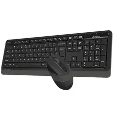 3 - Клавиатура и мышь A4Tech FG1010S, Беспроводное, Серый