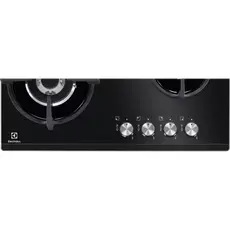 6 - Газовая варочная панель Electrolux KGG6437K, Чёрный