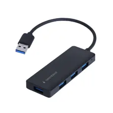 USB 3.0 Hub 4-port Gembird "UHB-U3P4-03", Black 19019