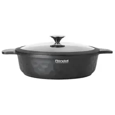 5 - Сотейник Rondell ArtDeco, 28cm, Чёрный