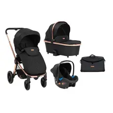 5 - Коляска 3-в-1 Kikka Boo Vicenza Premium, Чёрный