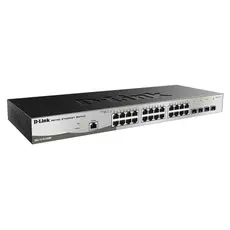 4 - Сетевой коммутатор D-Link DGS-1210-28/ME, 24x 10/100/1000 Мбит/с, 4x SFP