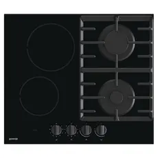 4 - Комбинированная варочная панель Gorenje GCE691BSC, Чёрный