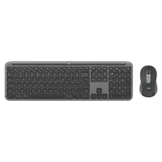 6 - Клавиатура и мышь Logitech MK950, Беспроводное, Графитовый