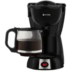 6 - Капельная кофеварка VITEK VT-1521, 600Вт, Чёрный