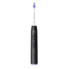 4 - Электрическая звуковая зубная щетка Philips HX7419/01, Черный | Белый