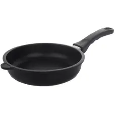 2 - Сковорода AMT Gastroguss I-724-E, 2,6л, 24см, Чёрный