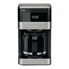 5 - Капельная кофеварка Braun KF 7120 BK, 1000Вт, Черный | Нержавеющая сталь