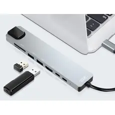 2 - Адаптер USB XO HUB003, USB Type-C/HDMI, USB, USB type C, , Серебристый