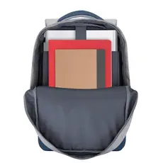 Backpack Rivacase 7562, for Laptop 15,6" & City bags, Gray/Dark Blue 25152