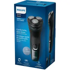 5 - Электробритва мужская Philips X3002/00, Черный | Зелёный