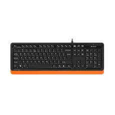 5 - Клавиатура A4Tech FK10, Проводное, Черный/Оранжевый