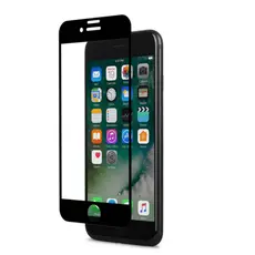 2 - Защитное стекло QUMO IonGlass - iPhone 8/7/SE 2020, Чёрный