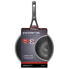 6 - Сковорода глубокая Polaris PRO collection-28FP, 28см, Чёрный