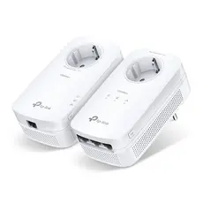 Powerline Adapter TP-Link, TL-PA8033P KIT V3.0, AV1300, 2x2MIMO, 3xGbit Port,...