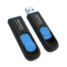 6 - USB Flash накопитель ADATA UV128, 256Гб, Черный/Синий