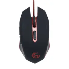 4 - Игровая мышь Gembird MUSG-001-R, Черный/Красный