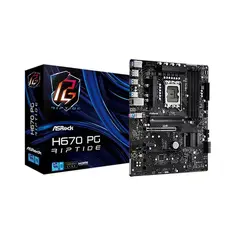 2 - Материнская плата ASRock H670 PG RIPTIDE, LGA1700, Intel H670, ATX