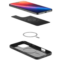 2 - Чехол Spigen iPhone 16 Pro Thin Fit Mag Magsafe, Чёрный