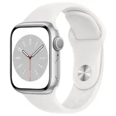 5 - Умные часы Apple Watch Series 8 GPS, 45мм, Серебристый | Белый