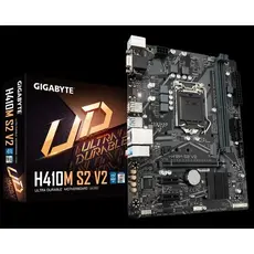 2 - Материнская плата Gigabyte H410M S2 V2, LGA1200, Intel H470, Micro-ATX
