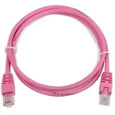 4 - Патч-корд Cablexpert PP6-1M/RO, Cat6 FTP, 1м, Розовый