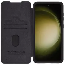 5 - Чехол книжка Nillkin Samsung Galaxy S23 FE Qin Pro, Чёрный