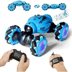 5 - Радиоуправляемая игрушка SY Light Spray Bubble, 1:12, Синий (SY056A)