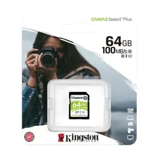 3 - Карта памяти Kingston Canvas Select Plus, 64Гб (SDS2/64GB)