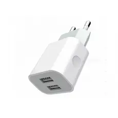 2 - Зарядное устройство Xpower Charger + Micro Cable, 2USB, 2.4A, Белый