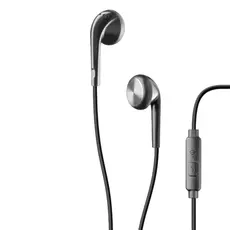 Cellular Club conical earphone with mic.Black 26380