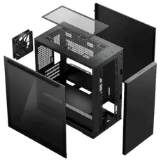 5 - Компьютерный корпус Deepcool MACUBE 110, Micro-ATX, Без блока...