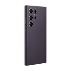 3 - Чехол Samsung Vegan Leather Case Galaxy S24 Ultra, Темно-фиолетовый
