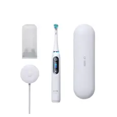 3 - Электрическая зубная щетка Braun Oral-B iO 8, White Alabaster