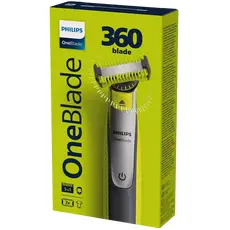 5 - Мужской Триммер Philips OneBlade QP2834/20, Зелёный | Угольный