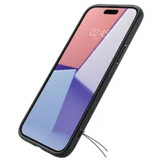 5 - Чехол Spigen iPhone 15 Liquid Air, Матовый черный