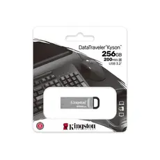 2 - 256GB USB3.2 Flash Drive Kingston DataTraveler Kyson, Silver, Metal...