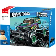 2 - Конструктор Sluban B1158, 6 "Monster Truck", с инерцией, 6+, Зеленый...