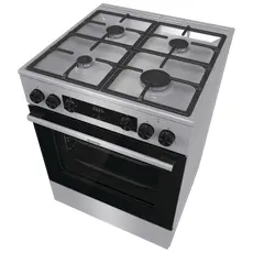 4 - Комбинированная плита Gorenje GK6C4XF, Нержавеющая сталь