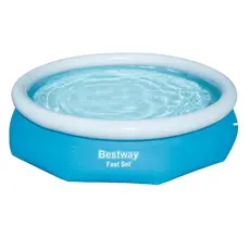 2 - Надувной бассейн Bestway Fast Set, 2300л, Синий/Белый, 57341