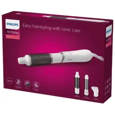 5 - Фен-щётка Philips BHA303/00, 800Вт, Белый