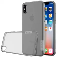 2 - Чехол Nillkin iPhone XS Max - Ultra thin TPU - Nature, Серый