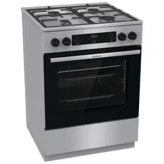 3 - Комбинированная плита Gorenje GK6C4XF, Нержавеющая сталь