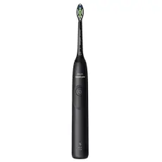2 - Электрическая звуковая зубная щетка Philips HX7109/01, Белый | Черный