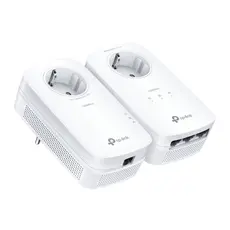 3 - Адаптер Powerline TP-LINK TL-PA8033P KIT, AV1300, 1300 Mбит/c, Белый