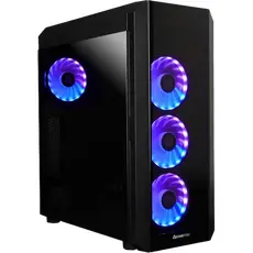 5 - Компьютерный корпус Chieftec GL-03B-OP, Midi-Tower, ATX, Чёрный
