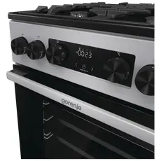 4 - Комбинированная плита Gorenje GK5C42SF, Нержавеющая сталь