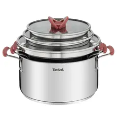 3 - Набор кастрюль Tefal Opti'Space, 5,2л, Нержавеющая сталь