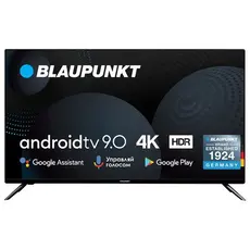 43" LED TV Blaupunkt 43UN265T, Black (3840x2160 UHD, SMART TV, 60 Hz,...