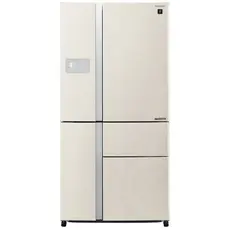 6 - Холодильник Sharp SJPX830ABE, Бежевый